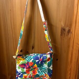 Liz Claiborne Colorful Floral Shoulder Bag